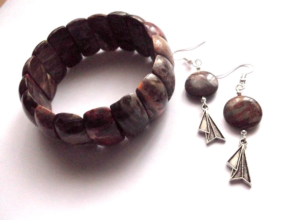 set bijuterii cu jasper. 47796
