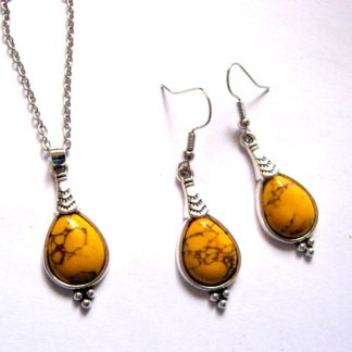 set howlite galben 51525