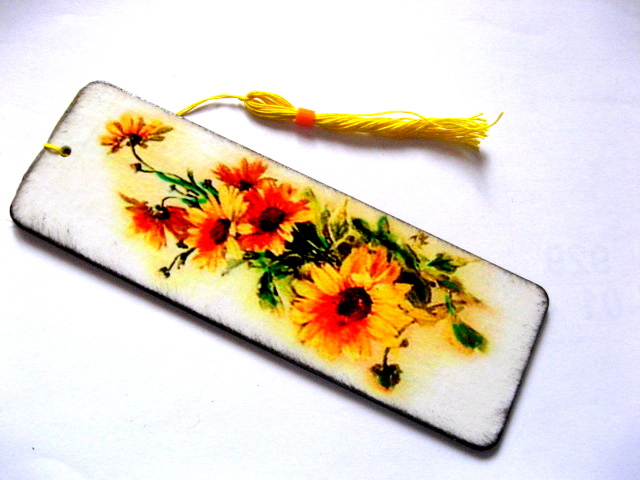 semn de carte cu floarea soarelui 51594