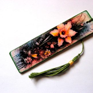 : semn de carte, semn de carte cu flori