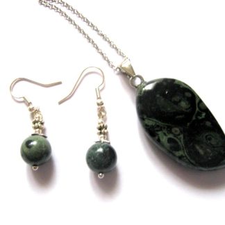 set bijuterii cu jasper kambaba 52039