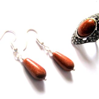 Set bijuterii cu goldstone 52124