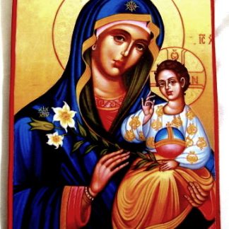 Tablou pe lemn cu Maica Domnului 52133