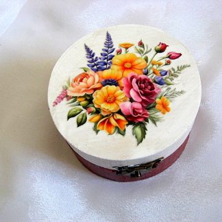Cutie din lemn decorata 52149
