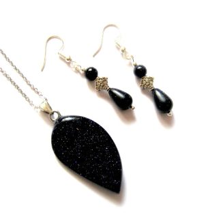 Set bijuterii cu goldstone 52260