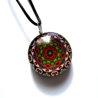 colier mandala din sticla 52458