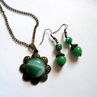 set bijuterii cu agate 52552