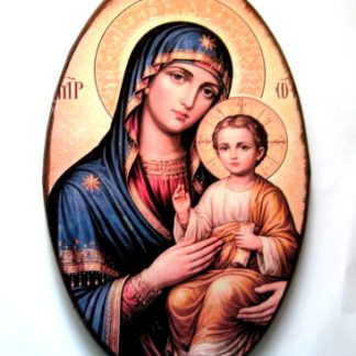 Tablou pe lemn cu Maica Domnului 52578