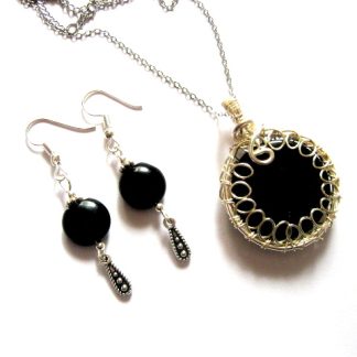 set bijuterii cu onix 52658