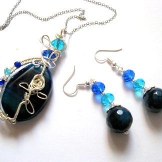 set bijuterii cu agate 52756