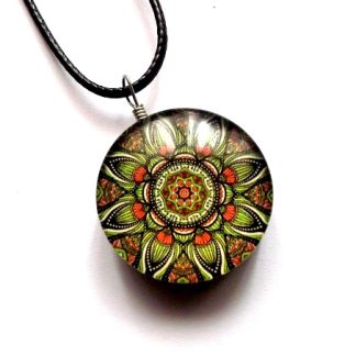 colier mandala din sticla 45606